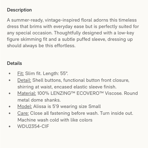 Faherty | Sorrento Dress | L - Picture 9 of 10